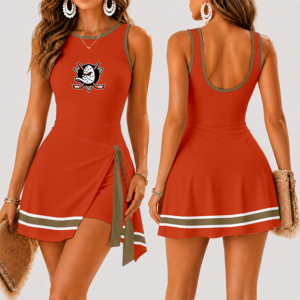 Limited Edition – Customized NHL Anaheim Ducks Women’s Summer Skort Dress TTH210738