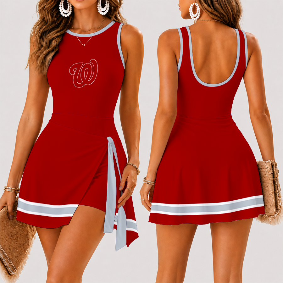 Limited Edition – Customized MLB Washington Nationals Women’s Summer Skort Dress TTH210742