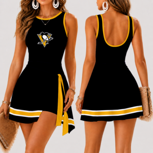 Limited Edition – Customized NHL Pittsburgh Penguins Women’s Summer Skort Dress TTH210738