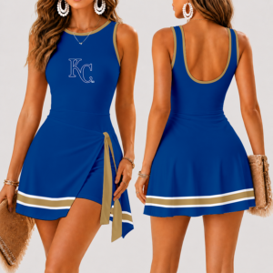 Limited Edition – Customized MLB Kansas City Royals Women’s Summer Skort Dress TTH210742