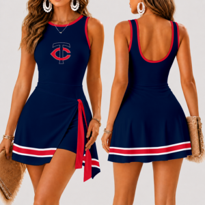 Limited Edition – Customized MLB Minnesota Twins Women’s Summer Skort Dress TTH210742