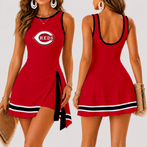 Limited Edition – Customized MLB Cincinnati Reds Women’s Summer Skort Dress TTH210742