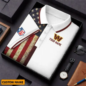 Limited Edition – Customized NFL Washington Commanders Us Flag Polo Shirt TTH210744