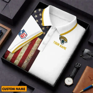 Limited Edition – Customized NFL Jacksonville Jaguars Us Flag Polo Shirt TTH210744
