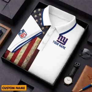 Limited Edition – Customized NFL New York Giants Us Flag Polo Shirt TTH210744