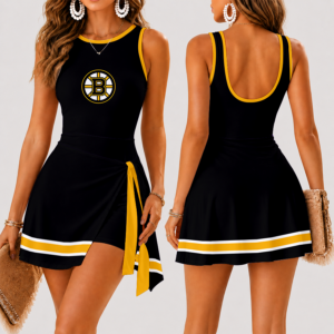 Limited Edition – Customized NHL Boston Bruins Women’s Summer Skort Dress TTH210738