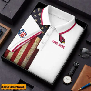 Limited Edition – Customized NFL Arizona Cardinals Us Flag Polo Shirt TTH210744