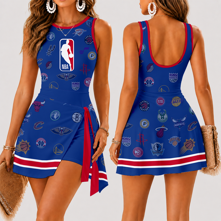 Limited Edition – Customized NBA Teams Women’s Summer Skort Dress TTH210745