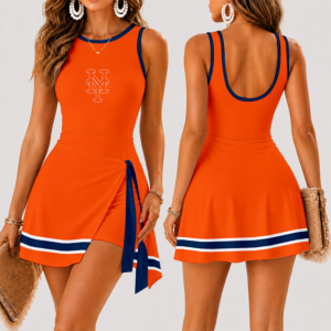 Limited Edition – Customized MLB New York Mets Women’s Summer Skort Dress TTH210742