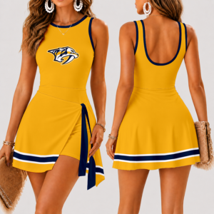 Limited Edition – Customized NHL Nashville Predators Women’s Summer Skort Dress TTH210738