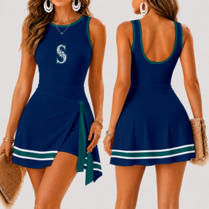 Limited Edition – Customized MLB Seattle Mariners Women’s Summer Skort Dress TTH210742