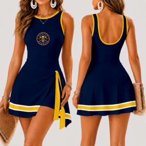 Limited Edition – Customized NBA Denver Nuggets Women’s Summer Skort Dress TTH210745