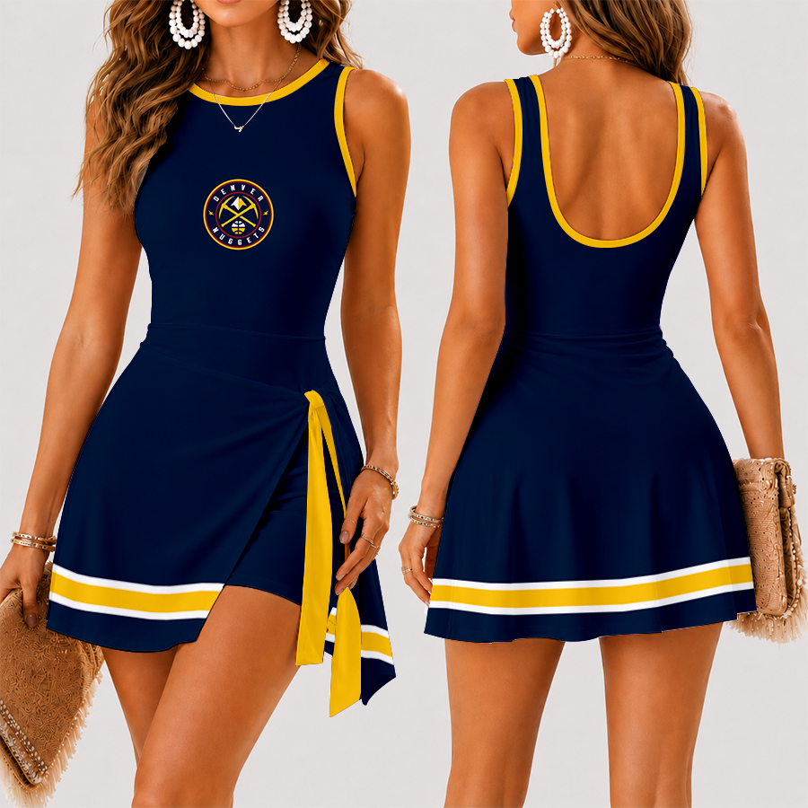 Limited Edition – Customized NBA Denver Nuggets Women’s Summer Skort Dress TTH210745