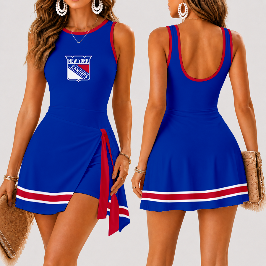 Limited Edition – Customized NHL New York Rangers Women’s Summer Skort Dress TTH210738