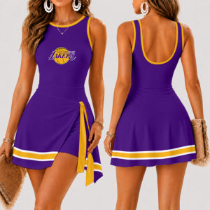 Limited Edition – Customized NBA Los Angeles Lakers Women’s Summer Skort Dress TTH210745