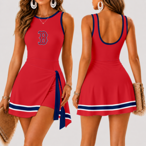 Limited Edition – Customized MLB Boston Red Sox Women’s Summer Skort Dress TTH210742