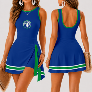 Limited Edition – Customized NBA Minnesota Timberwolves Women’s Summer Skort Dress TTH210745