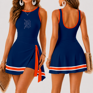 Limited Edition – Customized MLB Detroit Tigers Women’s Summer Skort Dress TTH210742