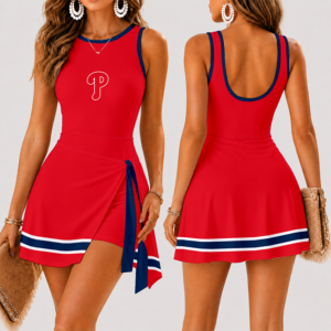 Limited Edition – Customized MLB Philadelphia Phillies Women’s Summer Skort Dress TTH210742