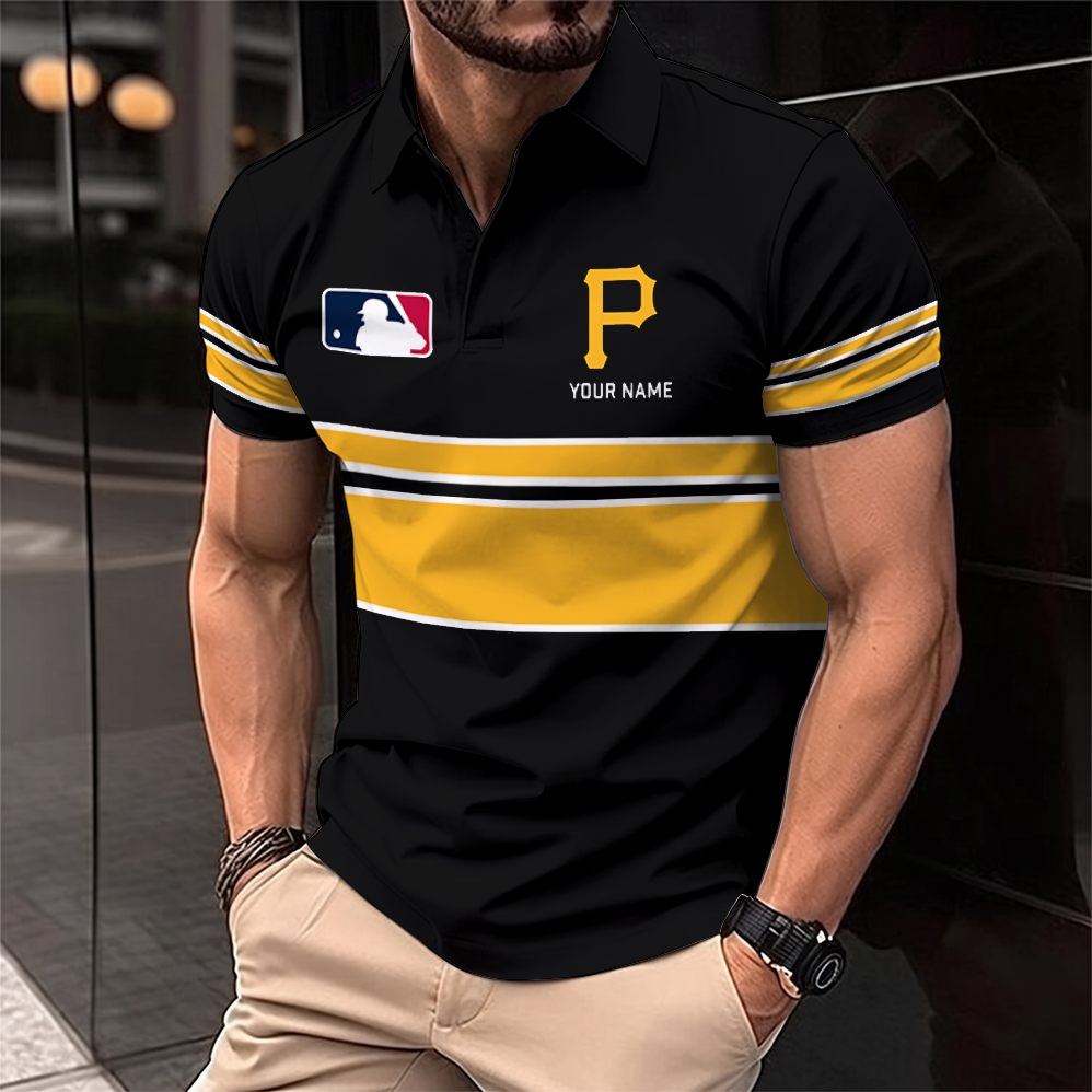 Limited Edition – Customized MLB Pittsburgh Pirates Polo Shirt TTH210761