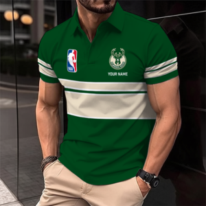 Limited Edition – Customized NBA Milwaukee Bucks Polo Shirt TTH210779