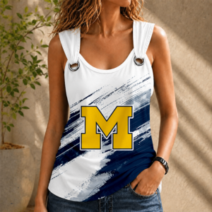Limited Edition – Customized NCAA Michigan Wolverines O-Ring Shoulder Tank Top TTH210765
