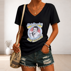 Limited Edition – Customized Elvis Presley V-Neck Female Shirt