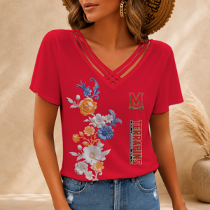 Limited Edition – Customized NCAA Maryland Terrapins V-Neck Shirt TTH210783