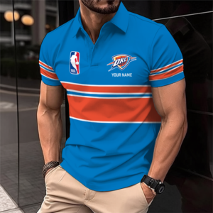 Limited Edition – Customized NBA Oklahoma City Thunder Polo Shirt TTH210779