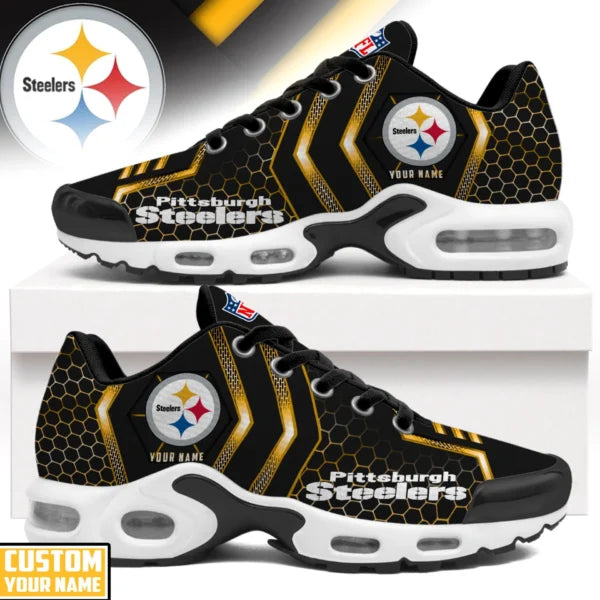 Limited Edition – Customized NFL Pittsburgh Steelers Air Max Plus Sneakers TTH210777