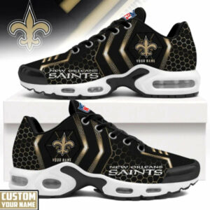 Limited Edition – Customized NFL New Orleans Saints Air Max Plus Sneakers TTH210777