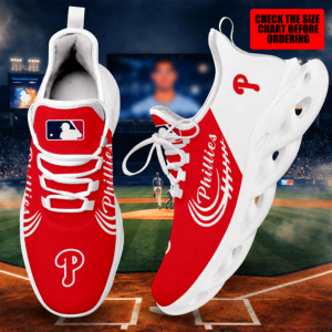 Limited Edition – Customized MLB Philadelphia Phillies Max Soul Shoes TTH210785