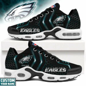 Limited Edition – Customized NFL Philadelphia Eagles Air Max Plus Sneakers TTH210777