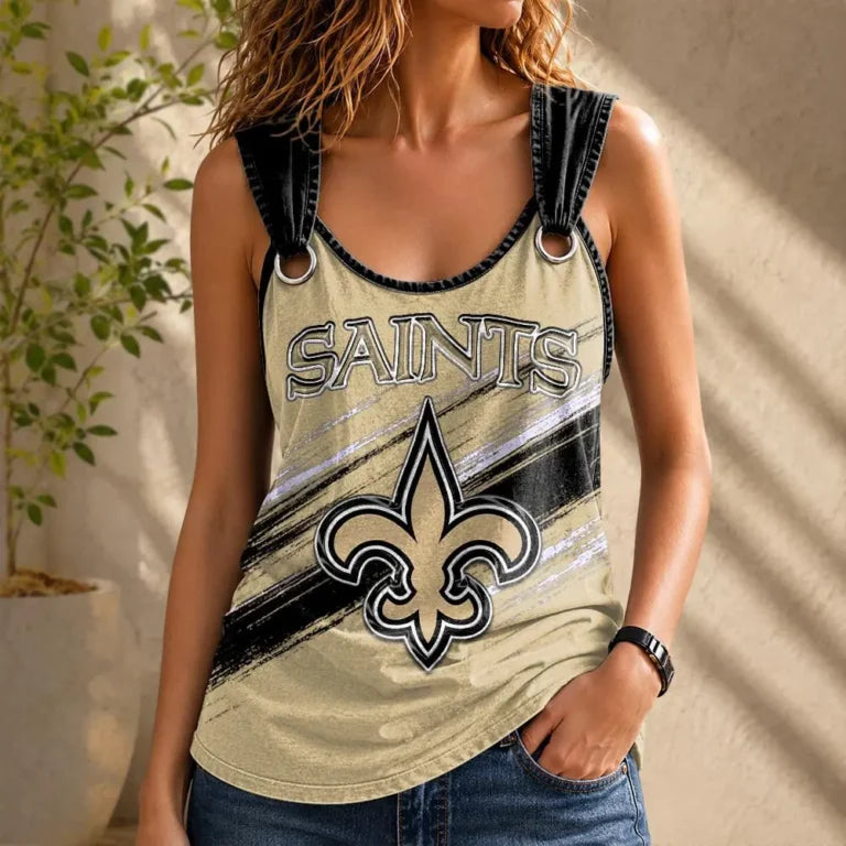 Limited Edition – Customized NFL New Orleans Saints O-Ring Shoulder Tank Top TTH210762