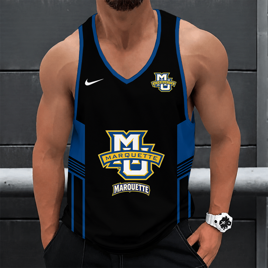 Limited Edition – Customized NCAA Marquette Golden Eagles Strappy Unisex Tank Top 210780