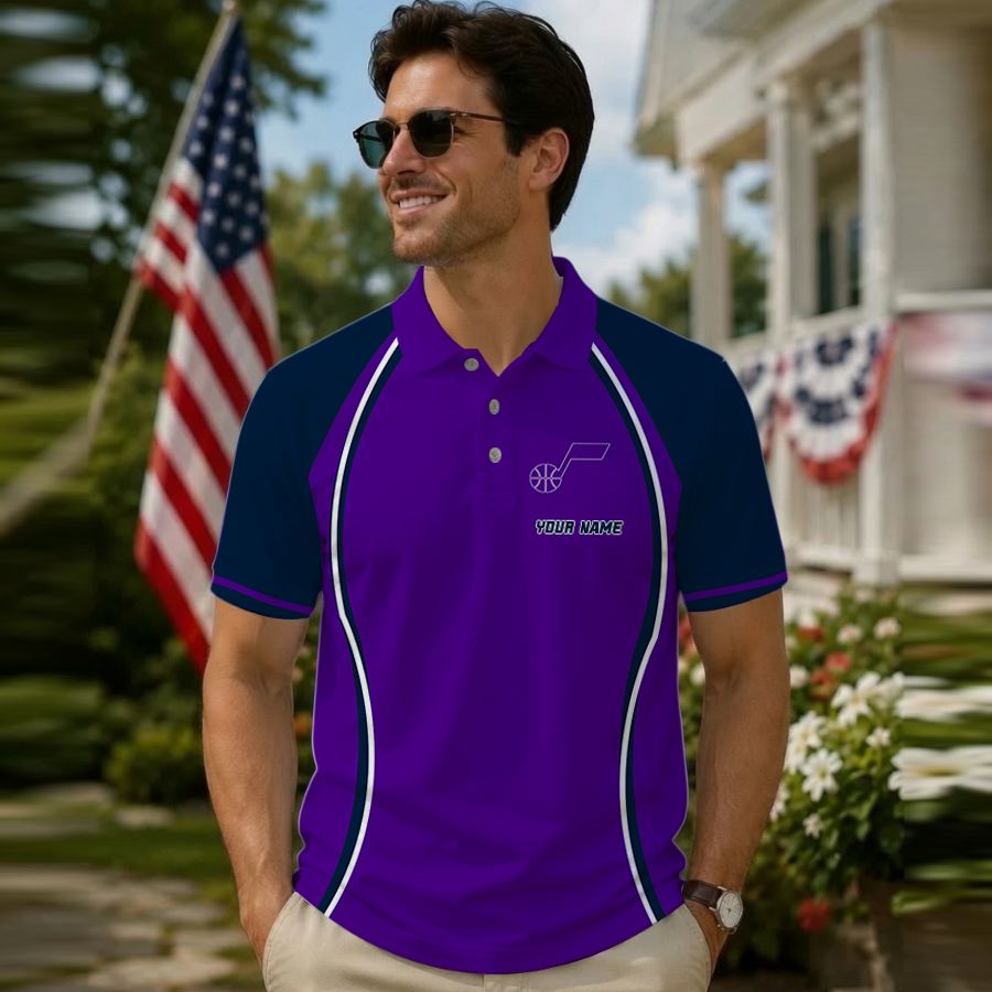 Limited Edition – Customized NBA Utah Jazz Polo Shirt TTH210763