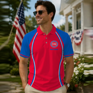 Limited Edition – Customized NBA Detroit Pistons Polo Shirt TTH210763