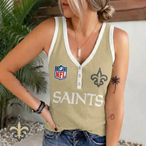 Limited Edition – Customized NFL New Orleans Saints Women’s V-Neck Tank Top TTH210764