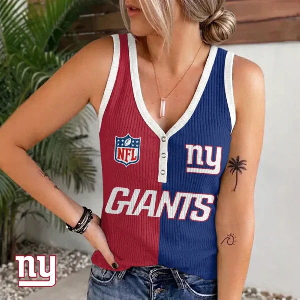 Limited Edition – Customized NFL New York Giants Women’s V-Neck Tank Top TTH210797