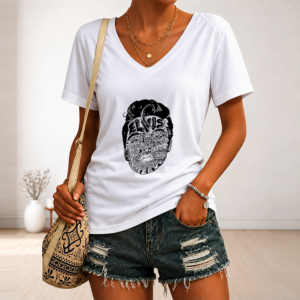Limited Edition – Customized Elvis Presley V-Neck Female Shirt