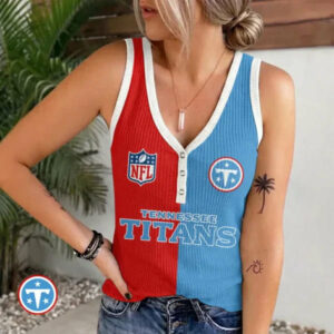 Limited Edition – Customized NFL Tennessee Titans Women’s V-Neck Tank Top TTH210797