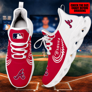 Limited Edition – Customized MLB Atlanta Braves Max Soul Shoes TTH210785