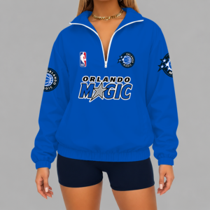 Limited Edition – Customized NBA Orlando Magic V-Neck Zipper Sweatshirt Jacket TTH210768
