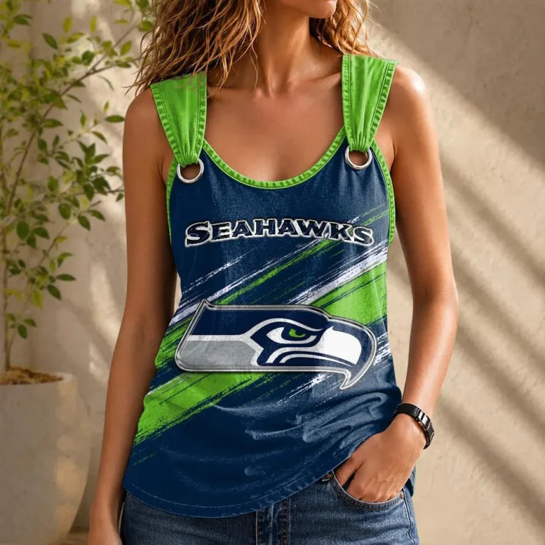 Limited Edition – Customized NFL Seattle Seahawks O-Ring Shoulder Tank Top TTH210762