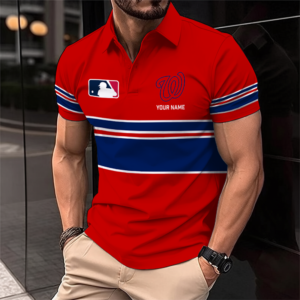 Limited Edition – Customized MLB Washington Nationals Polo Shirt TTH210761