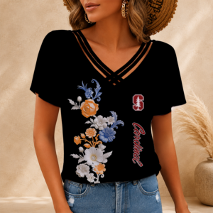Limited Edition – Customized NCAA Stanford Cardinal V-Neck Shirt TTH210746