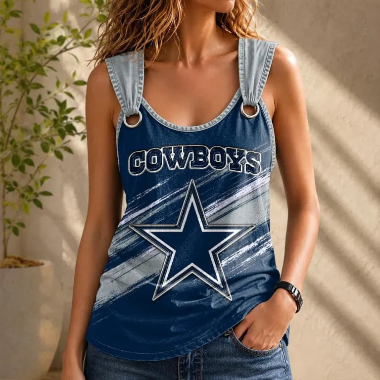 Limited Edition – Customized NFL Dallas Cowboys O-Ring Shoulder Tank Top TTH210762