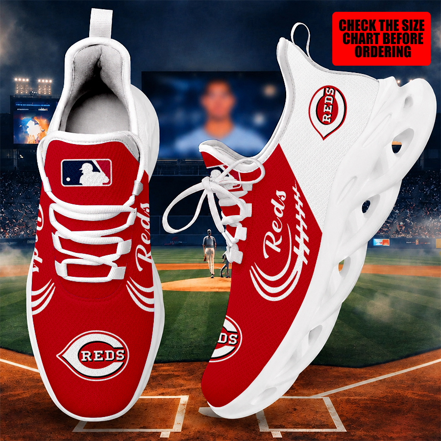 Limited Edition – Customized MLB Cincinnati Reds Max Soul Shoes TTH210785