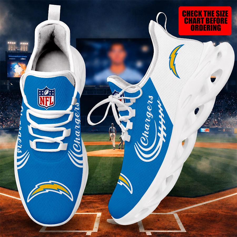 Limited Edition – Customized NFL Los Angeles Chargers Max Soul Shoes TTH210794