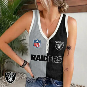 Limited Edition – Customized NFL Las Vegas Raiders Women’s V-Neck Tank Top TTH210797